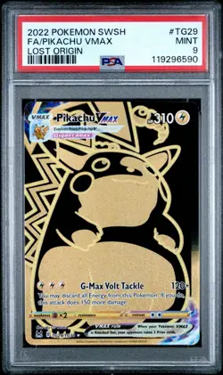 PSA 9 PIKACHU VMAX TG29/TG30 FULL ART LOST ORIGIN POKEMON ⚡ - Image 1
