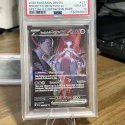 Pokemon TCG Team Rockets Mewtwo EX 231/182 Destined Rivals PSA 10 - Image 1
