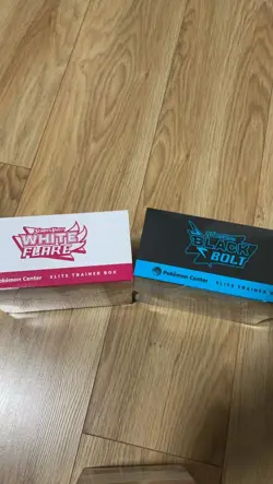 Pokemon Center Black Bolt & White Flare Elite Trainer Box ETB Set - Sealed - Image 2