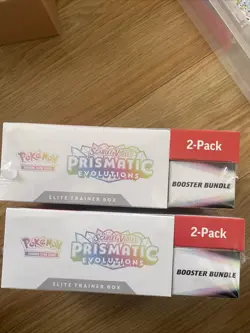 🔥Pokemon TCG Prismatic Evolutions Costco Bundle ETB + Booster Bundle NEWx2! - Image 2