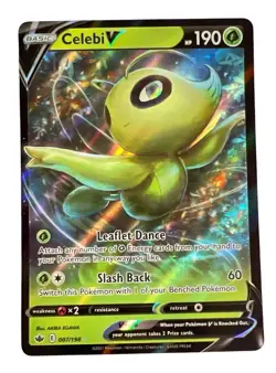 LP Pokemon Celebi V - 007/198 - Ultra Rare Lightly Played Chilling Reign - Image 1