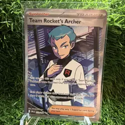 Team Rocket's Archer 223/182 Ultra Rare Destined Rivals Pokemon 2025 - Image 1