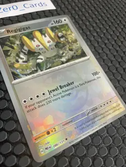 Pokemon TCG SV Prismatic Evolutions Regigigas Masterball Reverse Holo 086/131 NM - Image 2