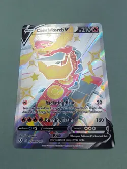 Centiskorch V SV108/SV122 Holo V Rare Shining Fates Shiny Vault Pokemon NM - Image 1