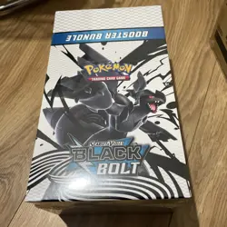 Pokemon TCG Scarlet And Violet Black Bolt Booster Bundle Display Case Sealed - Image 1
