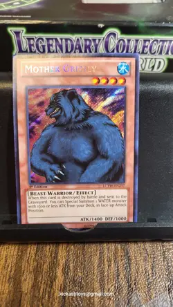 Yugioh Mother Grizzly LCYW-EN237 Secret Rare LP 1st Edition - Image 1