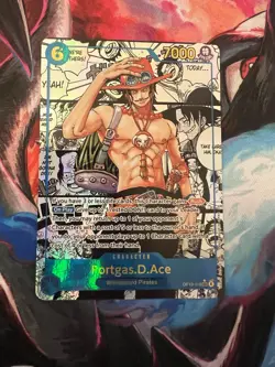 Bandai One Piece CCG Portgas.D.Ace OP13-119 Carrying on His Will Foil SP EN - Image 1