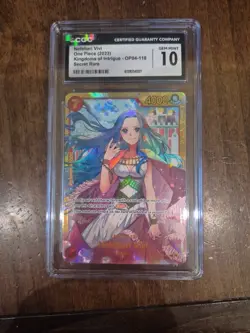 CCG 10 Nefeltari Vivi OP04-118 Secret One Piece Kingdoms Of Intrigue - Image 1