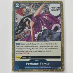 Namco One Piece Perfume Femur OP07-057 Event Rare Foil Trigger ENG 2 - Image 1