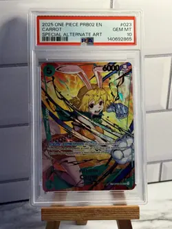 2025 ONE PIECE PRB02-PREM BOOSTER -ONE PIECE CARD THE BEST- VOL.2 CARROT PSA 10 - Image 1
