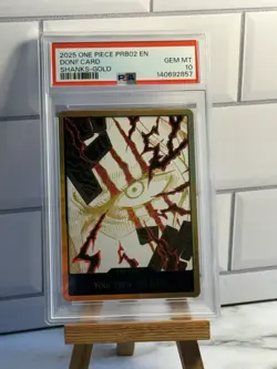 2025 One Piece PRB02 EN Shanks Gold Don!! Card PSA 10 GEM MINT - Image 1