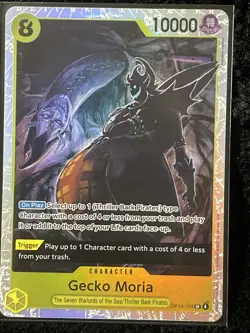 Gecko Moria One Piece Card Game OP14-104 Foil - Image 1