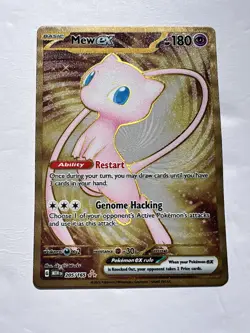 Mew ex - (151 Metal Card) 205/165 Scarlet & Violet 151 Promo Pokemon TCG - NM - Image 1