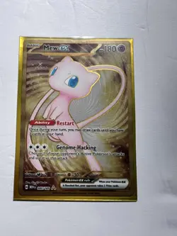 Mew ex - (151 Metal Card) 205/165 Scarlet & Violet 151 Promo Pokemon TCG - NM - Image 2