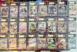 Pokemon TCG - CGC Pristine 10 Japanese 24 slabs card lot! - Image 1