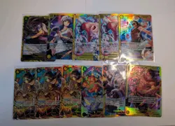 One Piece Cards TCG 11 SEC + 114 SR Bulk Bundle English Various Sets - Image 2