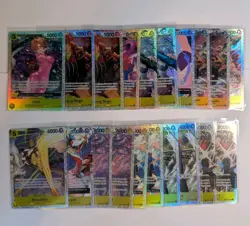 One Piece Cards TCG 11 SEC + 114 SR Bulk Bundle English Various Sets - Image 3