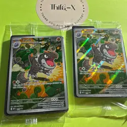 2x Tyrunt 070 Promo Card SEALED Prefect Order Etb Promo Full Art NM Lot Of 2 - Image 2