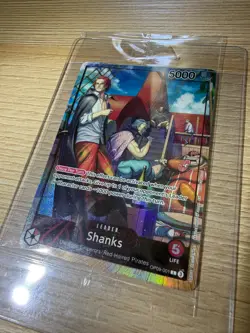 Shanks (2025 PSA Magazine Promo) OP09-001 One Piece Promotion Cards Foil Sealed - Image 2