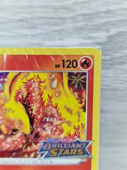 Pokemon Card Moltress SWSH-185 Brilliant Stars Pre-Release Deck Sealed Promo (B) - Image 3
