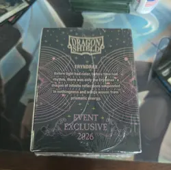 MTG MagicCon Las Vegas 2026 Dragon Sheild Eryndrax 100 Matte Black Card Sleeves - Image 2