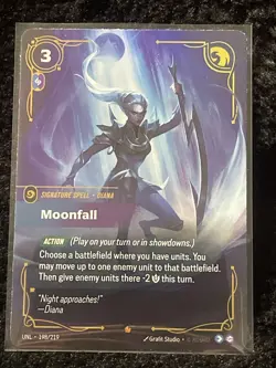Moonfall Rift Bound League Of Legends Foil Card 198/219 - Image 1