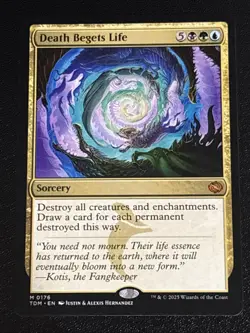 MTG Tarkir: Dragonstorm Death Begets Life 0176 NM Mythic - Image 1