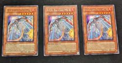 3x - B.E.S. Big Core MK-2 - CRMS-EN030 - Rare Yugioh Playset - Near Mint - Image 1