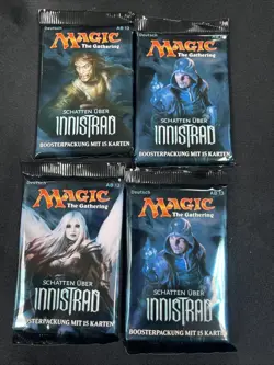 Magic The Gathering LOT of 4 German Packs -Shadows Over Innistrad (ALL) - Image 1