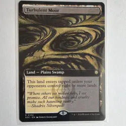 Wizards of the Coast Turbulent Moor Land SOC 0104 Black White Sergey Glushakov - Image 1