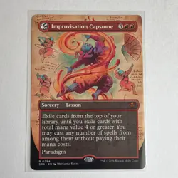 WotC Improvisation Capstone Borderless Sorcery Mythic SOS 0294 Red English - Image 1