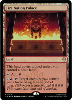 Fire Nation Palace (Foil) - 0268 - Avatar: The Last Airbender TLA - MTG - NM/M - Image 1