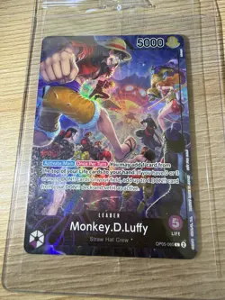One Piece Leader Monkey D.Luffy PSA Magazine Promo Foil Card OP05-060 - Image 1