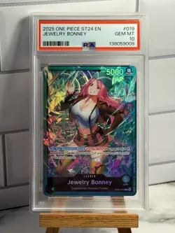 Jewelry Bonney OP07-019 L | One Piece TCG: ST24 — Foil - PSA 10 - Image 1