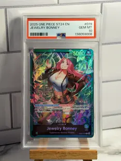 Jewelry Bonney OP07-019 L | One Piece TCG: ST24 — Foil - PSA 10 - Image 1