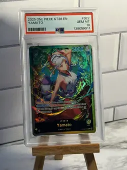 2025 One Piece ST28 EN Yamato #OP06-022 PSA 10 Gem Mint - Image 1