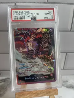 PSA 10 Eustass "Captain" Kid ST10-003 - The Three Captains One Piece ENGLISH - Image 1