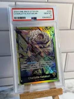 2024 ONE PIECE STARTER DECK-YELLOW CHARLOTTE KATAKURI CHARLOTTE KATAKURI PSA 10 - Image 1