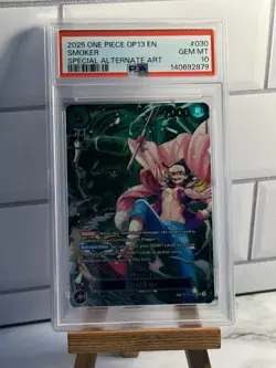 2025 ONE PIECE OP13-CARRYING ON HIS WILL SPECIAL ALTERNATE ART SMOKER PSA 10 - Image 1