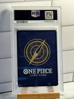2025 ONE PIECE OP13 058 CARRYING ON HIS WILL MONKEY D LUFFY TREASURE RARE PSA 10 - Image 2