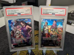 Boa Hancock 038 & Shanks 001 PSA Magazine One Piece - PSA 10 Sequential Set! - Image 1