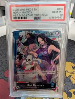 Boa Hancock 038 & Shanks 001 PSA Magazine One Piece - PSA 10 Sequential Set! - Image 3