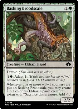 BASKING BROODSCALE x4 mtg NM-M Modern Horizons 3 Common - Image 1