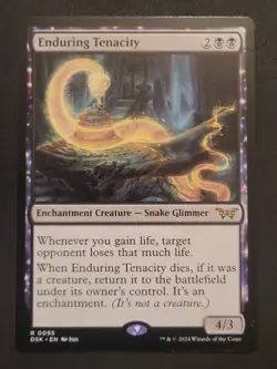 MTG Enduring Tenacity EX/NM Duskmourn: House of Horror - Image 1