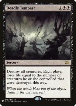 Deadly Tempest Light Play, English Magic the Gathering MTG Mystery Booster - Image 1