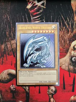 Yu-Gi-Oh OTS Tournament Pack 28 OP28-EN001 Blue-Eyes White Dragon Ultimate Rare - Image 1