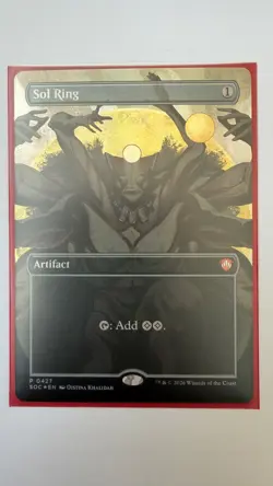 Sol Ring Secrets of Strixhaven Commander #427 Mythic Rare Foil Borderless NM MTG - Image 4
