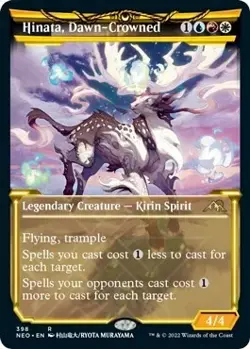 Magic The Gathering MTG HINATA, DAWN-CROWNED SHOWCASE Kamigawa: Neon Dynasty NM - Image 1