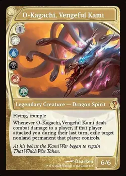 Magic The Gathering MTG O-KAGACHI, VENGEFUL KAMI Mystery Booster 2 NM Near Mint - Image 1
