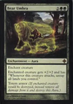 Bear Umbra - Rise of the Eldrazi: #177, Magic: The Gathering Lp C283 - Image 1